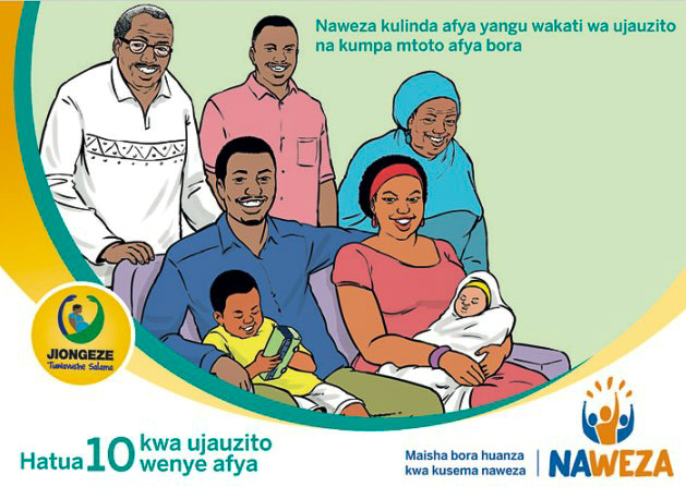 USAID Tulonge Afya NAWEZA platform poster